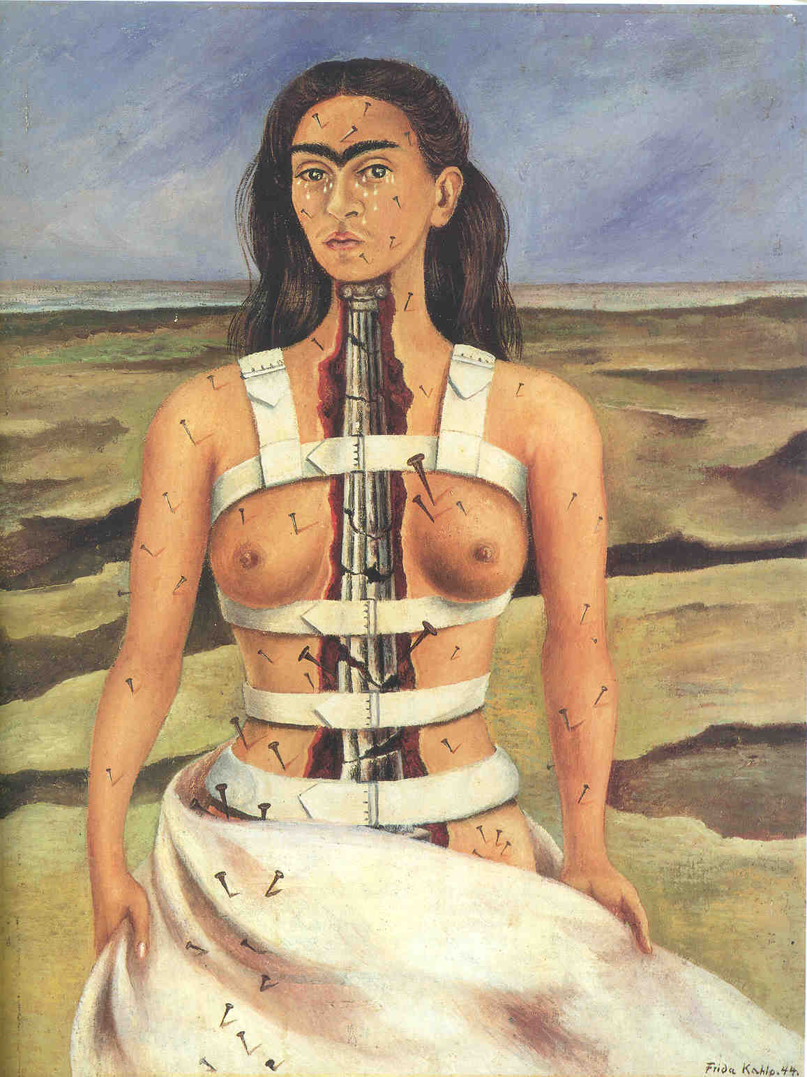 Painting of Kahlo